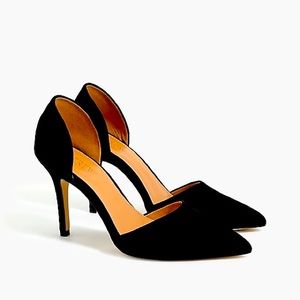 Suede d'Orsay pumps - Black